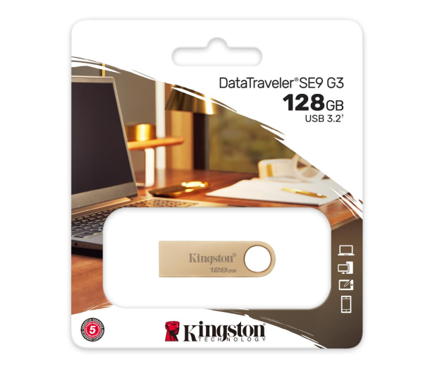 KINGSTON Data Traveler DTSE9G3 128GB USB3.2 Gen1 - 1218118 - zdjęcie 3